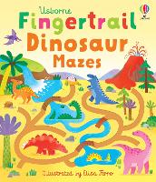 Book Cover for Fingertrail Dinosaur Mazes by Felicity Brooks