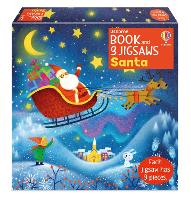 Book Cover for Usborne Book and 3 Jigsaws: Santa by Sam Taplin