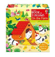 Book Cover for Usborne Book and 3 Jigsaws: On the Farm by Sam Taplin