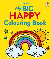 Book Cover for My Big Happy Colouring Book by Alice James