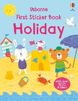 Book Cover for First Sticker Book Holiday by Alice Beecham