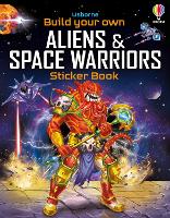 Book Cover for Build Your Own Aliens and Space Warriors Sticker Book by Simon Tudhope