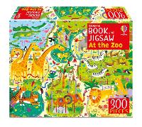 Book Cover for Usborne Book and Jigsaw At the Zoo by Kirsteen Robson