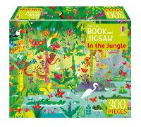 Book Cover for Usborne Book and Jigsaw In the Jungle by Kirsteen Robson