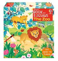 Book Cover for Usborne Book and 3 Jigsaws: The Zoo by Sam Taplin