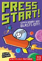 Book Cover for Super Rabbit Boy Blasts Off! by Thomas Flintham