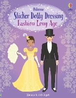 Book Cover for Sticker Dolly Dressing Fashion Long Ago by Louie Stowell, Lucy Bowman