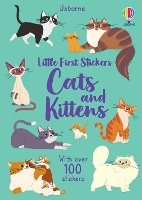 Book Cover for Little First Stickers Cats and Kittens by Caroline Young