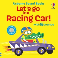 Book Cover for Let's go in a Racing Car! by Sam Taplin