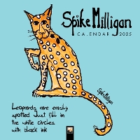 Book Cover for Spike Milligan Wall Calendar 2025 (Art Calendar) by Flame Tree Studio