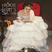 Book Cover for Book Lover's Wall Calendar 2025 (Art Calendar) by Flame Tree Studio