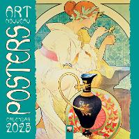 Book Cover for Art Nouveau Posters Wall Calendar 2025 (Art Calendar) by Flame Tree Studio