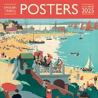 Book Cover for English Travel Posters Wall Calendar 2025 (Art Calendar) by Flame Tree Studio