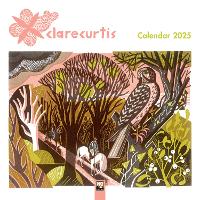 Book Cover for Clare Curtis Wall Calendar 2025 (Art Calendar) by Flame Tree Studio