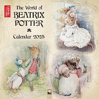 Book Cover for British Library: Beatrix Potter Wall Calendar 2025 (Art Calendar) by Flame Tree Studio