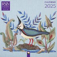 Book Cover for Royal School of Needlework Wall Calendar 2025 (Art Calendar) by Flame Tree Studio