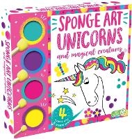 Book Cover for Sponge Art Unicorns and Magical Creatures by Igloo Books