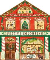 Book Cover for Festive Colouring by Igloo Books