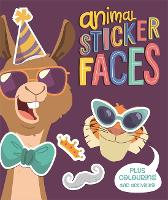 Book Cover for Animal Sticker Faces by Igloo Books