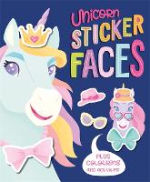 Book Cover for Unicorn Sticker Faces by Igloo Books