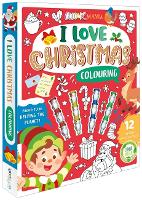 Book Cover for I Love Christmas Colouring by Igloo Books