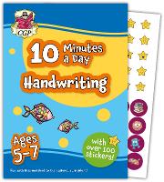 Book Cover for 10 Minutes a Day Handwriting for Ages 5-7 (With Reward Stickers) by CGP Books