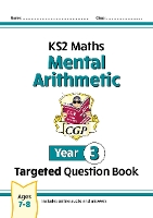 Book Cover for New KS2 Maths Year 3 Mental Arithmetic Targeted Question Book (incl. Online Answers & Audio Tests) by CGP Books