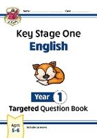 Book Cover for KS1 English Year 1 Targeted Question Book by CGP Books