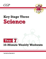 Book Cover for New KS3 Year 7 Science 10-Minute Weekly Workouts (includes answers) by CGP Books