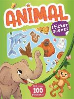 Book Cover for Animal Sticker Scenes by Igloo Books