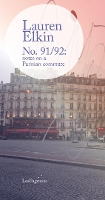 Book Cover for No. 91/92: notes on a Parisian commute by Lauren Elkin