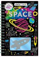 Book Cover for Scratch & Colour: Space by Igloo Books