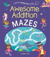 Book Cover for Fantastic Finger Trace Mazes: Awesome Addition Mazes by Catherine Casey