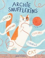 Book Cover for Archie Snufflekins Oliver Valentine Cupcake Tiberius Cat by Katie Harnett