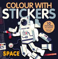 Book Cover for Colour With Stickers: Space by Jonny Marx