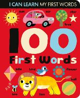 Book Cover for 100 First Words by Lauren Crisp