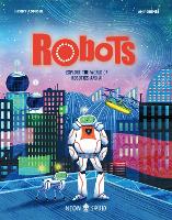 Book Cover for Robots by Henny Admoni, Neon Squid