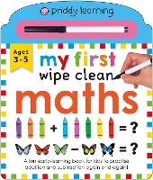 Book Cover for My First Wipe Clean: Maths by Roger Priddy