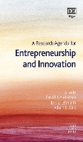 Book Cover for A Research Agenda for Entrepreneurship and Innovation by David B. Audretsch