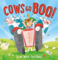 Book Cover for Cows Go Boo! by Steve Webb