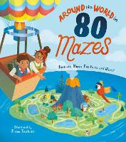 Book Cover for Around the World in 80 Mazes by Nate Rae