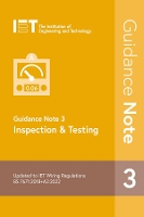 Book Cover for Guidance Note 3: Inspection & Testing by The Institution of Engineering and Technology