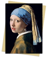 Book Cover for Johannes Vermeer: Girl With a Pearl Earring Greeting Card Pack by Flame Tree Studio