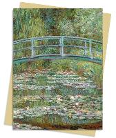 Book Cover for Claude Monet: Bridge over a Pond of Water Lilies Greeting Card Pack by Flame Tree Studio