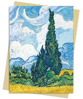 Book Cover for Vincent van Gogh: Wheat Field with Cypresses Greeting Card Pack by Flame Tree Studio