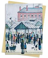 Book Cover for L.S. Lowry: Market Scene Greeting Card Pack by Flame Tree Studio