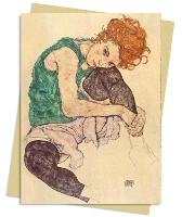 Book Cover for Egon Schiele: Seated Woman Greeting Card Pack by Flame Tree Studio