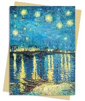 Book Cover for Vincent van Gogh: Starry Night over the Rhône Greeting Card Pack by Flame Tree Studio