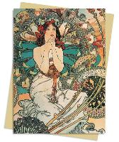 Book Cover for Mucha: Monaco Montecarlo Greeting Card Pack by Flame Tree Studio