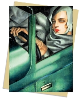 Book Cover for Tamara de Lempicka: Tamara in the Green Bugatti, 1929 Greeting Card Pack by Flame Tree Studio